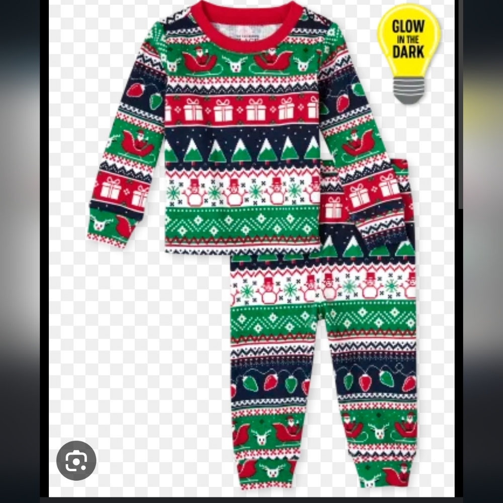 Unisex glow in the dark pjs